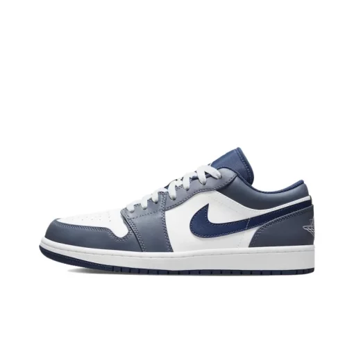 Iconic Jordan 1 Low White Sneakers for Everyday Style