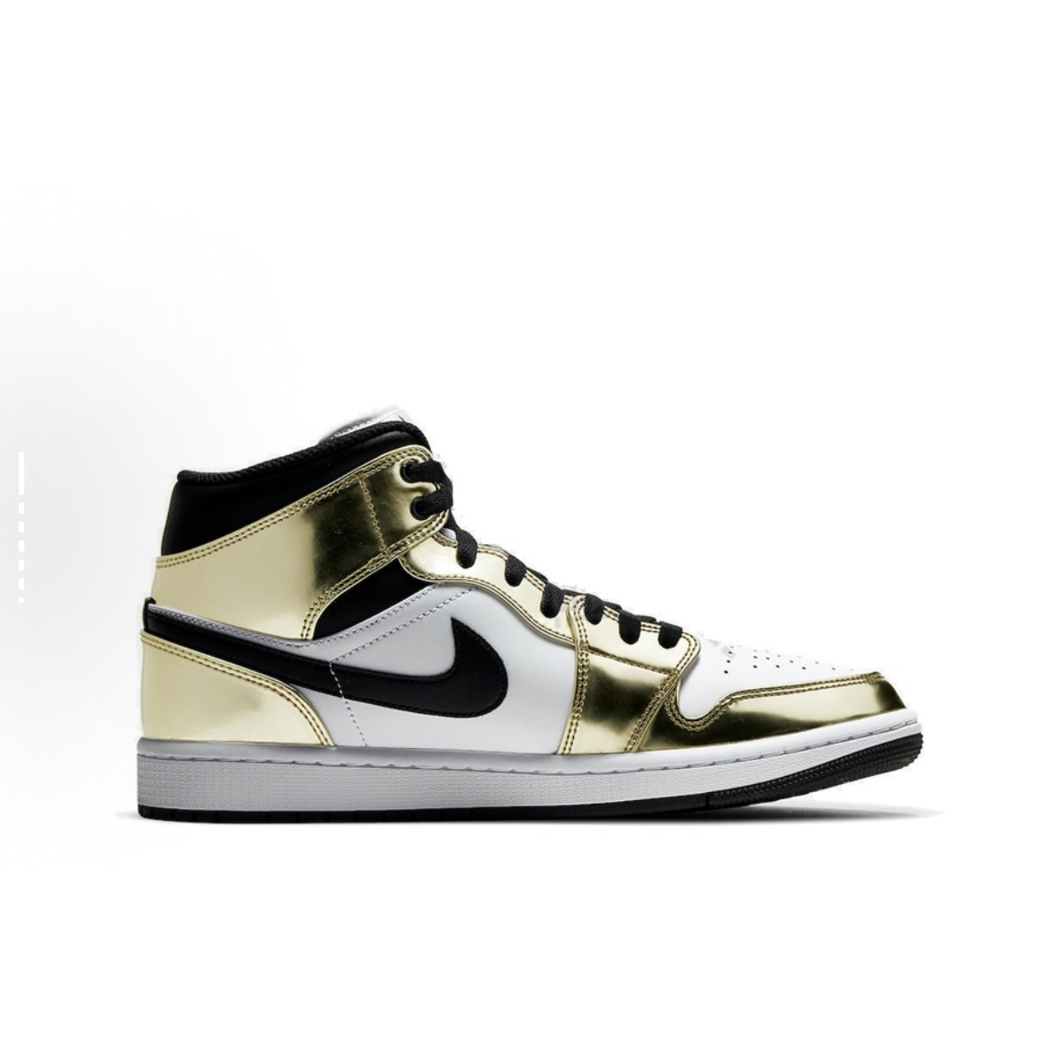 Jordan 1 Metallic Gold styling guide: Versatile outfit combinations for Metallic Gold Jordans. Style matrix visual.